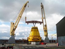 Huge Buoy Lift at Invergordon, Scotland