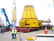 Huge Buoy Lift at Invergordon, Scotlan