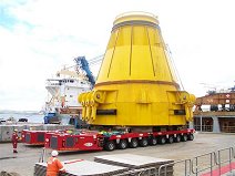 Huge Buoy Lift at Invergordon, Scotlan