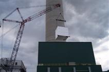 CC1800 DEMAG setting duct work for FGD PROJECT AT PA. POWERHOUSE